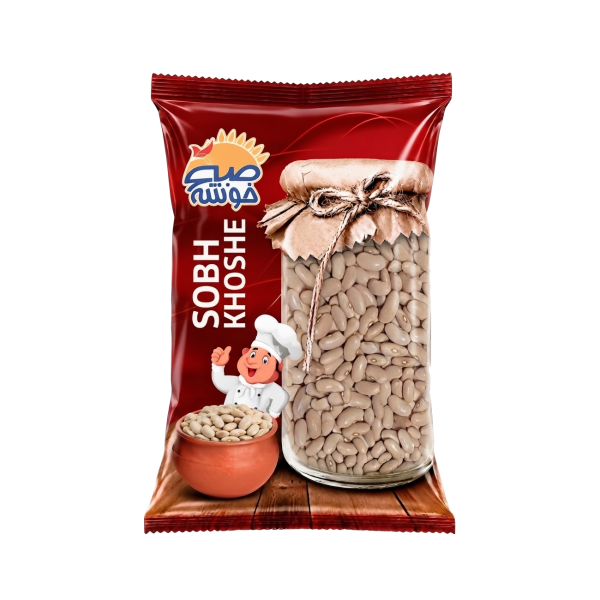 لوبیا کرم دستچین 900 گرمی سلفونی